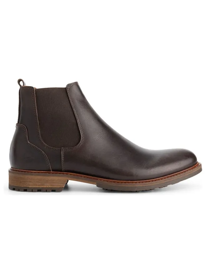 TRAVELIN' Stiefel & Boots^Leder-Chelsea-Boots "Winslow" in Braun