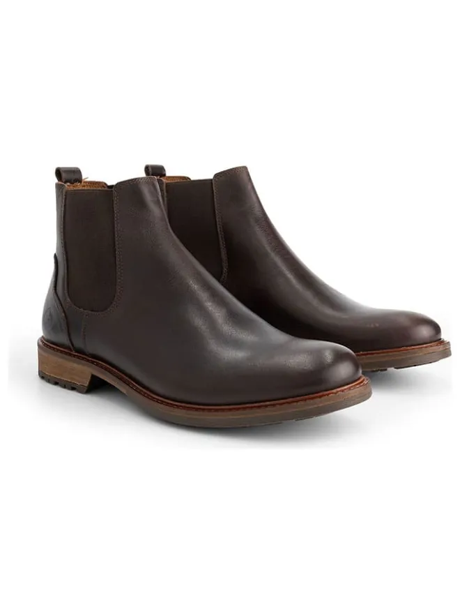 TRAVELIN' Stiefel & Boots^Leder-Chelsea-Boots "Winslow" in Braun