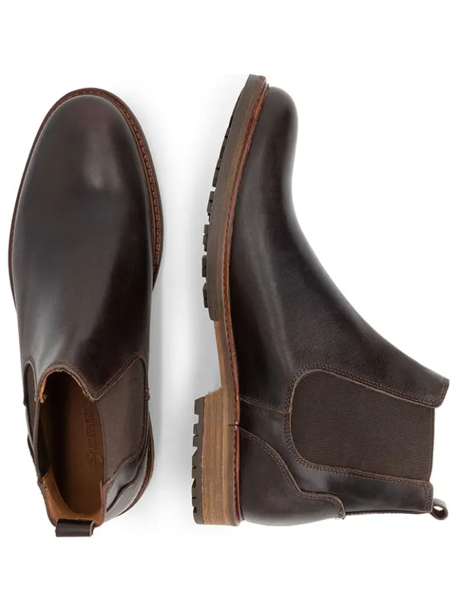 TRAVELIN' Stiefel & Boots^Leder-Chelsea-Boots "Winslow" in Braun