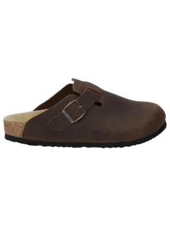 Josef Seibel Hausschuhe^Leder-Clogs "Bernard 04" in Braun