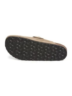 BABUNKERS Family Hausschuhe^Leder-Clogs in Beige
