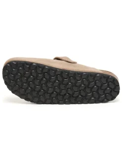 billowy Hausschuhe|Sandalen & Pantoletten^Leder-Clogs in Beige