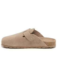 Leder-Clogs in Beige>billowy New