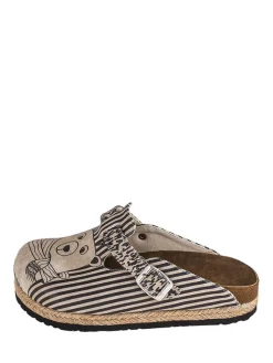 Streetfly Clogs & Pantoletten^Leder-Clogs in Braun/ Bunt
