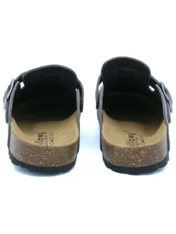 billowy Clogs & Pantoletten^Leder-Clogs in Grau