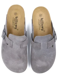 billowy Clogs & Pantoletten^Leder-Clogs in Grau