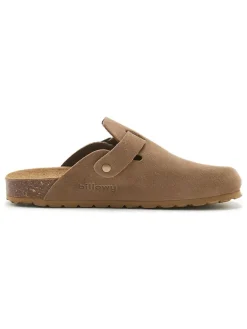 billowy Clogs & Pantoletten^Leder-Clogs in Hellbraun