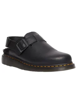 Leder-Clogs in Schwarz>Dr. Martens Clearance