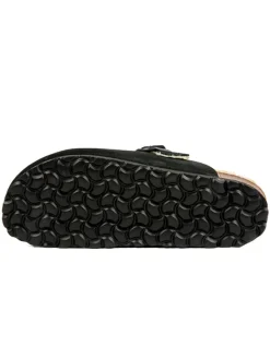 BABUNKERS Family Hausschuhe^Leder-Clogs in Schwarz