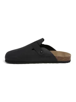 Leder-Clogs in Schwarz>SABOKETS New