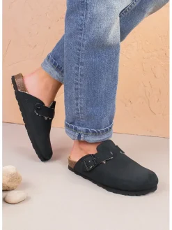 Leder-Clogs in Schwarz>billowy Outlet