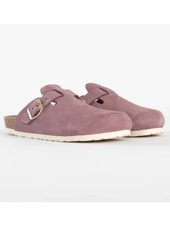 Leder-Clogs "Molky" in Altrosa>Sunbay