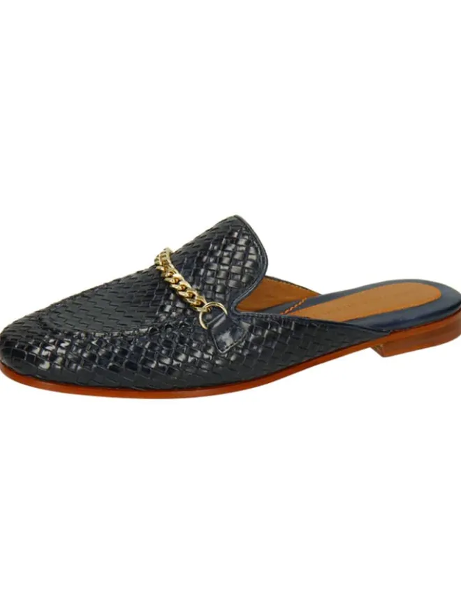 MELVIN & HAMILTON Clogs & Pantoletten^Leder-Clogs "Scarlett 77" in Dunkelblau