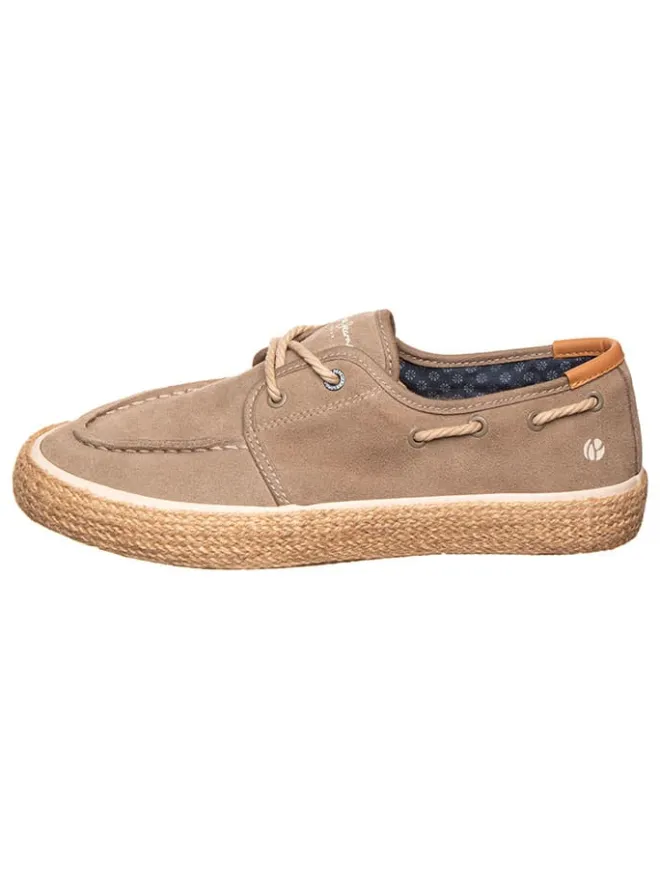 Pepe Jeans FOOTWEAR Halbschuhe^Leder-Espadrilles in Beige