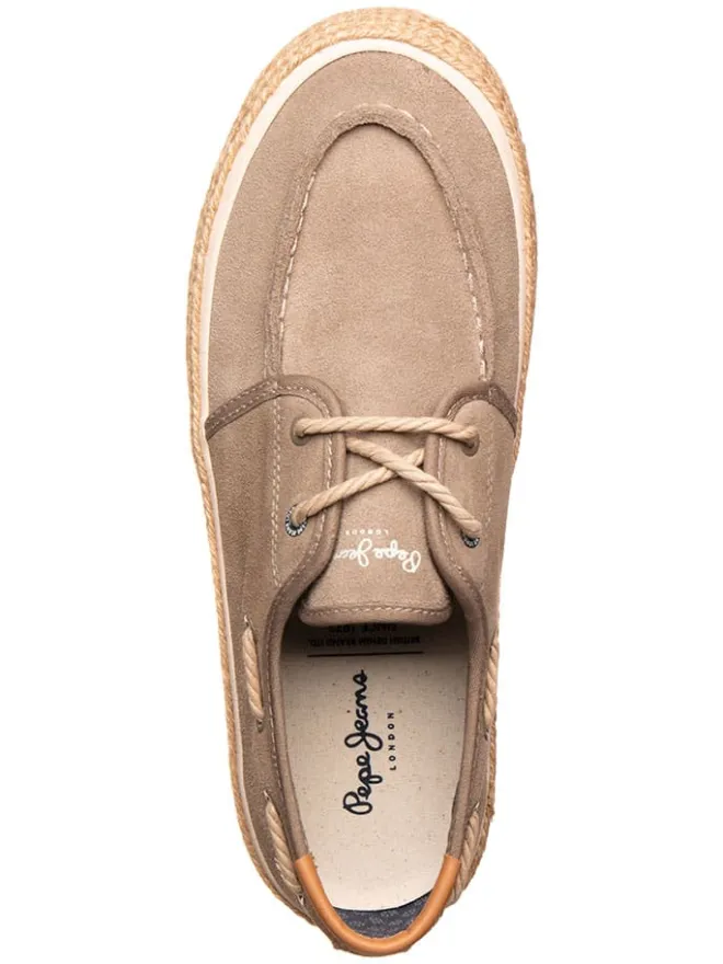 Pepe Jeans FOOTWEAR Halbschuhe^Leder-Espadrilles in Beige