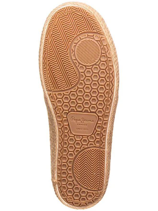 Pepe Jeans FOOTWEAR Halbschuhe^Leder-Espadrilles in Beige