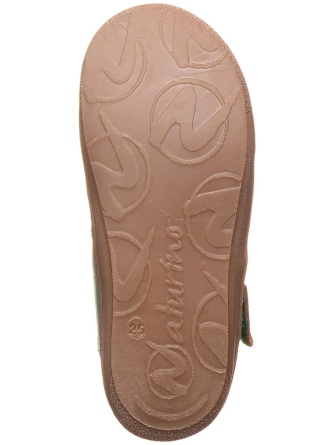Naturino Sandalen·Halbsandalen^Leder-Halbsandalen "5273" in Grün