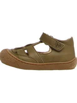 Naturino Sandalen|Sandalen·Halbsandalen^Leder-Halbsandalen "5282 Nappa" in Khaki