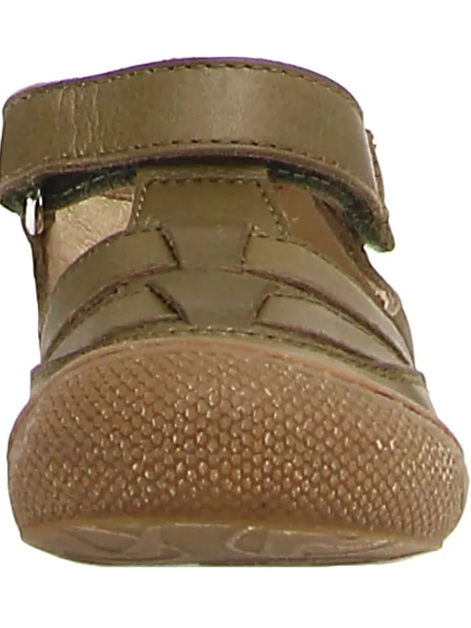 Naturino Sandalen|Sandalen·Halbsandalen^Leder-Halbsandalen "5282 Nappa" in Khaki