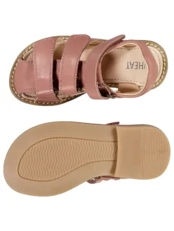 Leder-Halbsandalen 