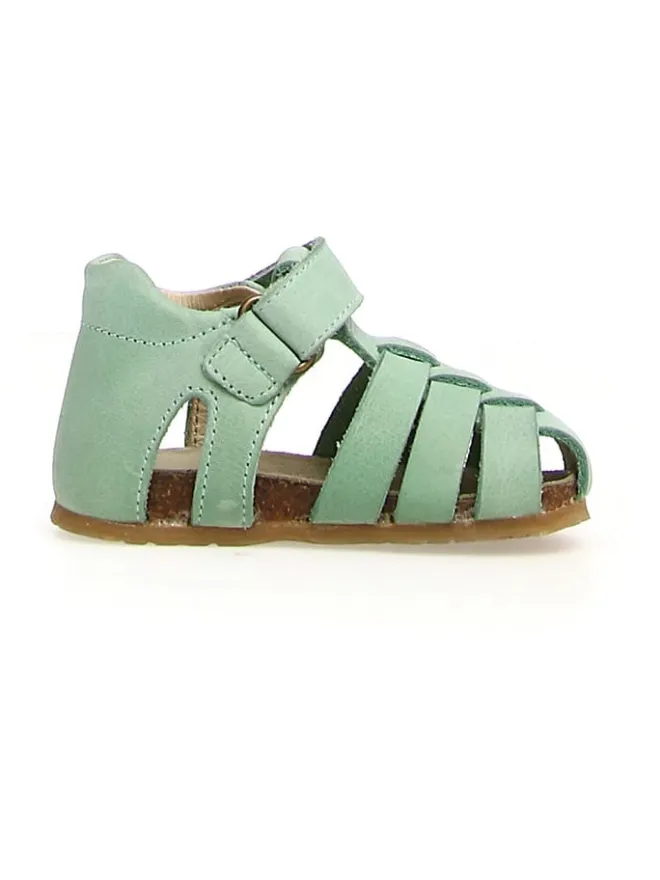 Leder-Halbsandalen "Alb" in Mint>Naturino Discount