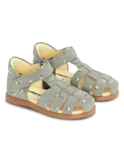 Bundgaard Sandalen·Halbsandalen^Leder-Halbsandalen "Bali" in Grün