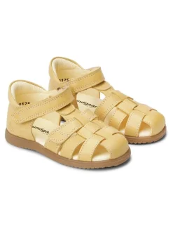 Leder-Halbsandalen "Bali" in Gelb>Bundgaard Online