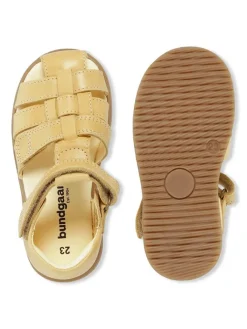 Leder-Halbsandalen "Bali" in Gelb>Bundgaard Online