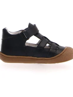 Naturino Sandalen^Leder-Halbsandalen "Bede" in Schwarz