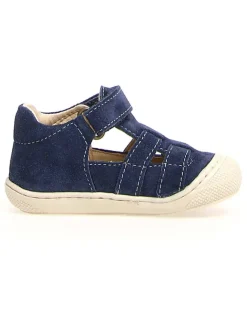 Leder-Halbsandalen "Bede" in Dunkelblau>Naturino Clearance