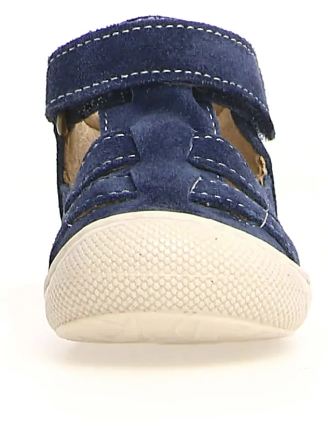 Leder-Halbsandalen "Bede" in Dunkelblau>Naturino Clearance