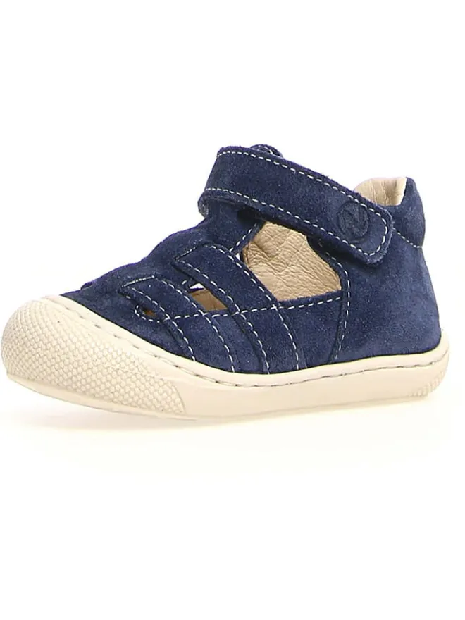 Leder-Halbsandalen "Bede" in Dunkelblau>Naturino Clearance