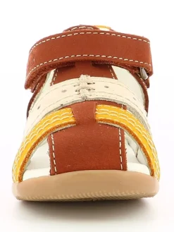 Leder-Halbsandalen 