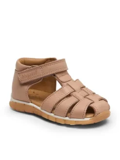 Leder-Halbsandalen "Billie" in Rosa>bisgaard Hot
