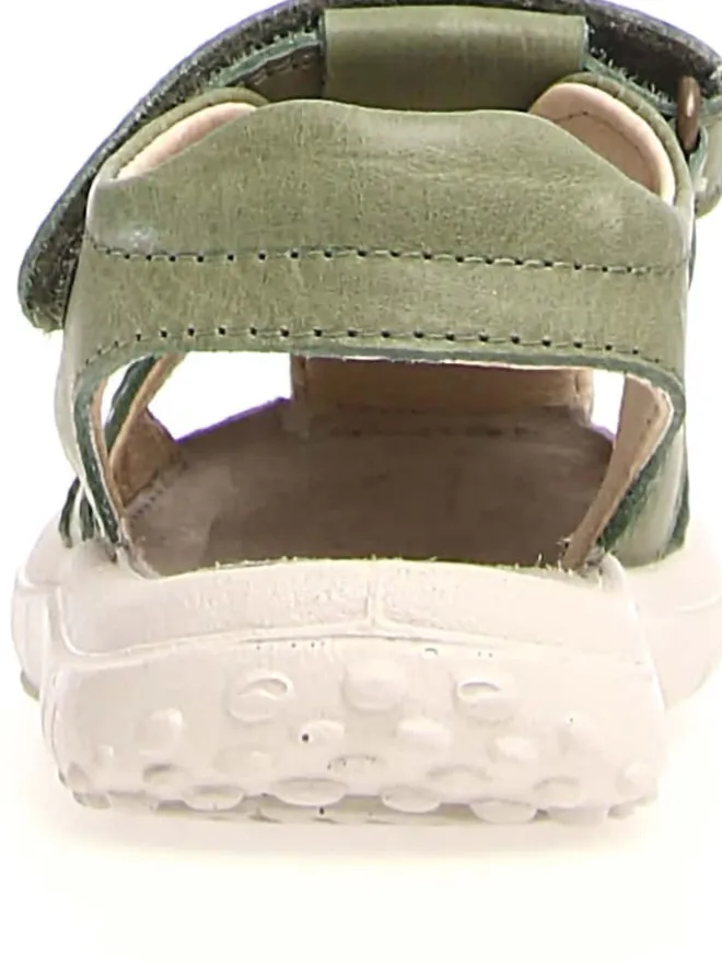 Leder-Halbsandalen "Bintan" in Grün>Naturino Hot
