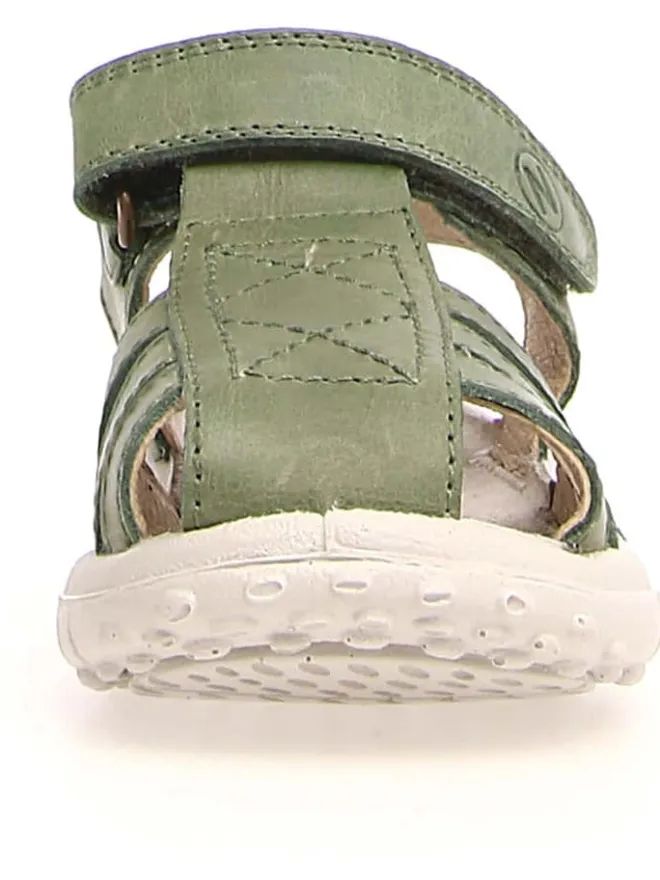 Leder-Halbsandalen "Bintan" in Grün>Naturino Hot