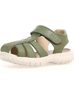 Leder-Halbsandalen 