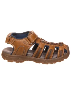 Lurchi Sandalen·Halbsandalen^Leder-Halbsandalen "Bobby" in Hellbraun