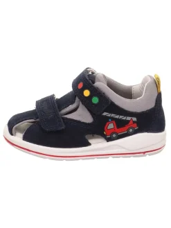 Leder-Halbsandalen "Boomerang" in Dunkelblau>superfit Clearance