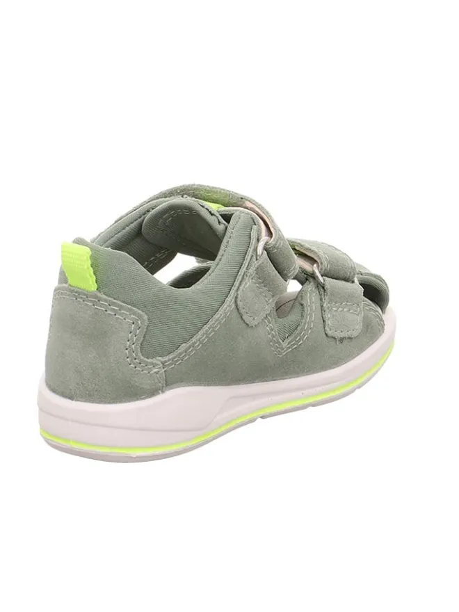 Leder-Halbsandalen "Boomerang" in Grün>superfit Discount