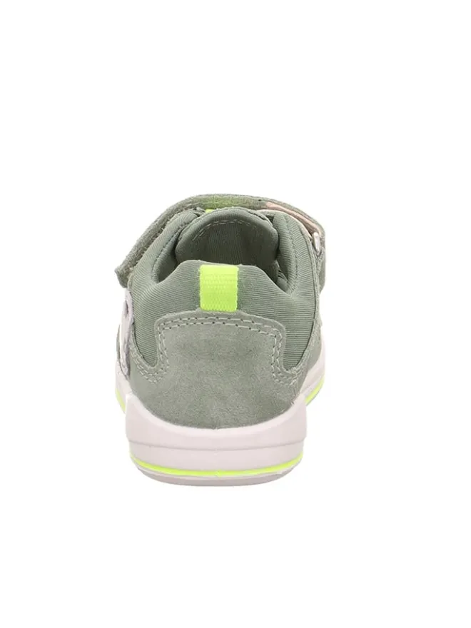 Leder-Halbsandalen "Boomerang" in Grün>superfit Discount