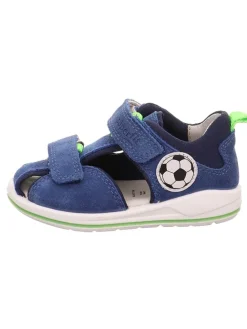 superfit Sandalen·Sandalen|Sandalen^Leder-Halbsandalen "Boomerang" in Blau