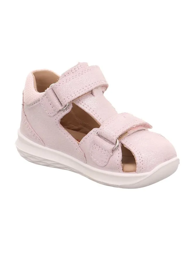 Leder-Halbsandalen "Bumblebee" in Rosa>superfit Hot