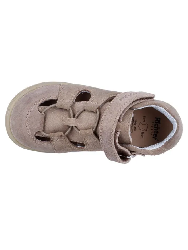 Richter Shoes Sandalen·Halbsandalen^Leder-Halbsandalen "Dash" in Beige