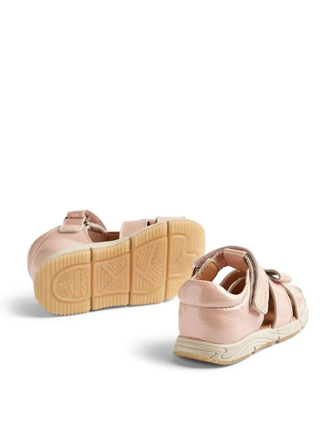 Wheat Sandalen|Sandalen·Halbsandalen^Leder-Halbsandalen "Donna" in Rosa