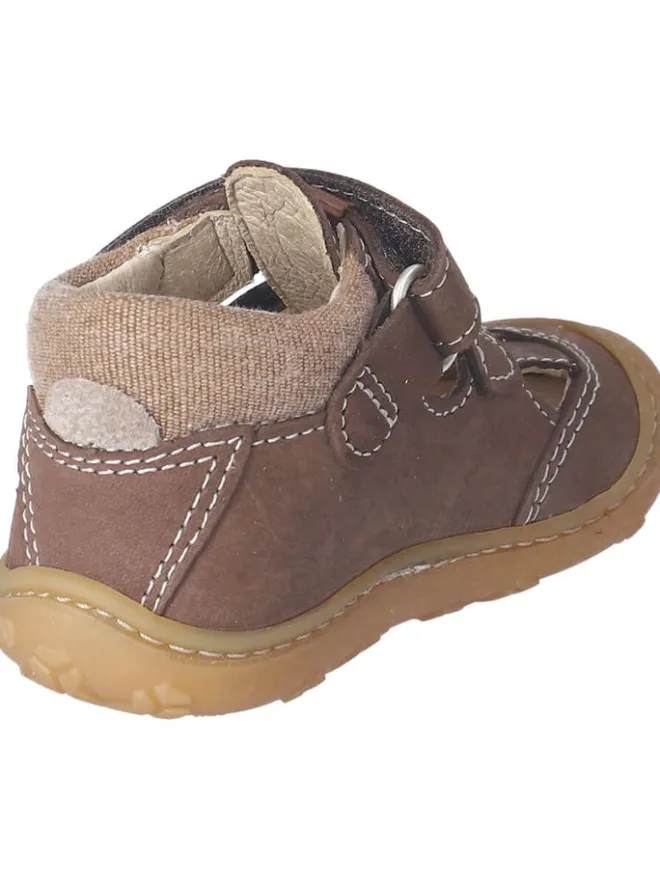Leder-Halbsandalen "Ebi" in Braun>PEPINO New