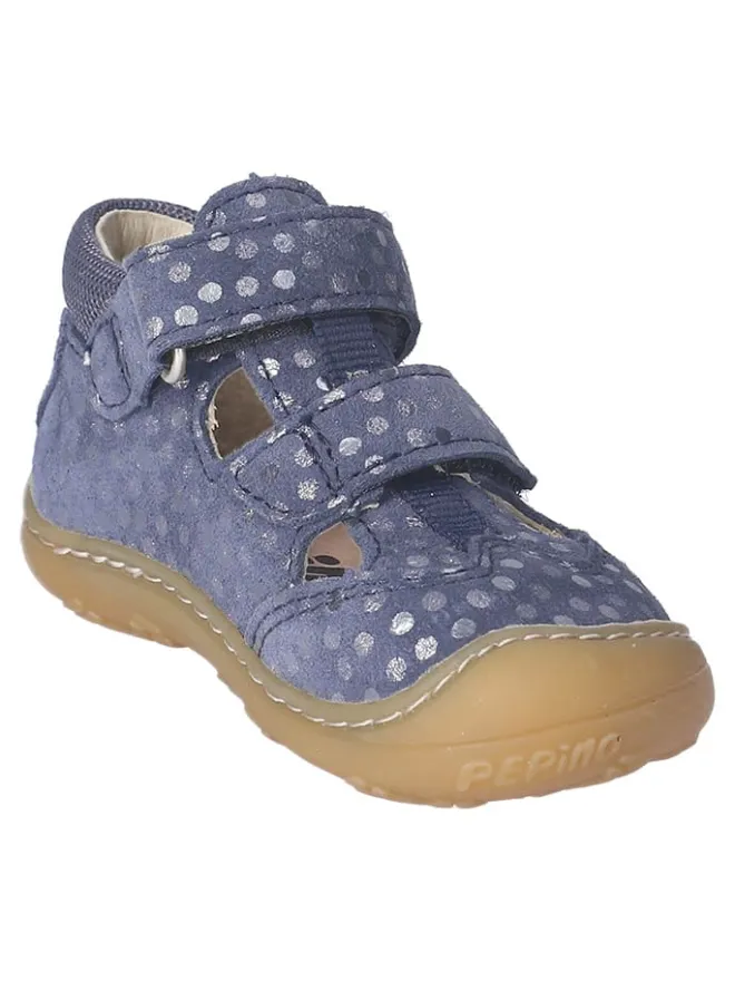 Leder-Halbsandalen "Ebi" in Blau>PEPINO Outlet