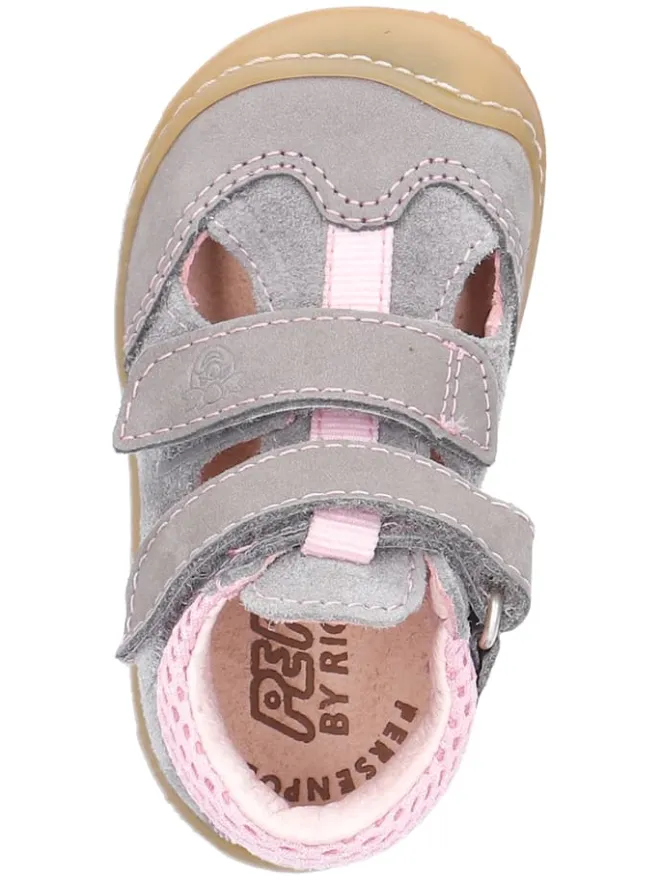 PEPINO Sandalen^Leder-Halbsandalen "Ebi" in Grau