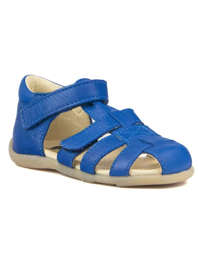 Leder-Halbsandalen in Blau>Rap Discount
