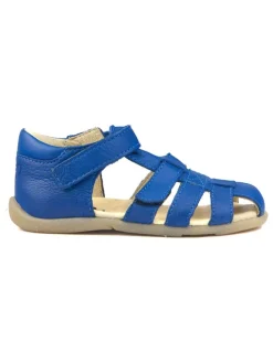 Leder-Halbsandalen in Blau>Rap Discount